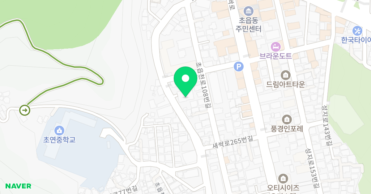 동남파크빌 위치 지도 - 부산광역시 부산진구 초읍천로 90