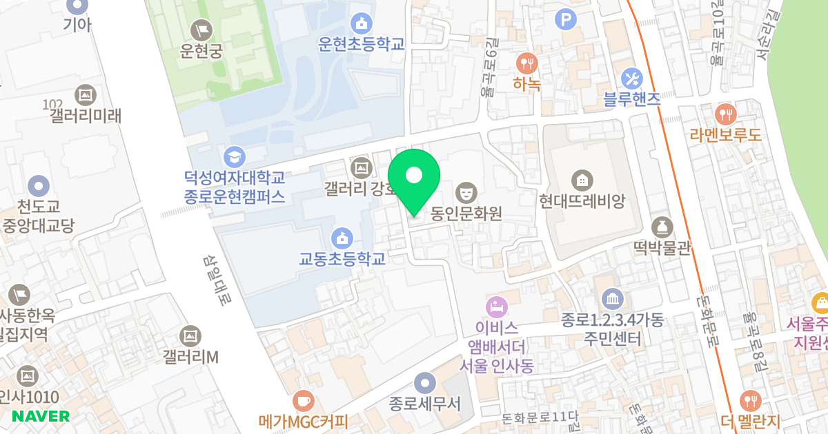 (33-6) 위치 지도 - 서울특별시 종로구 삼일대로32가길 11