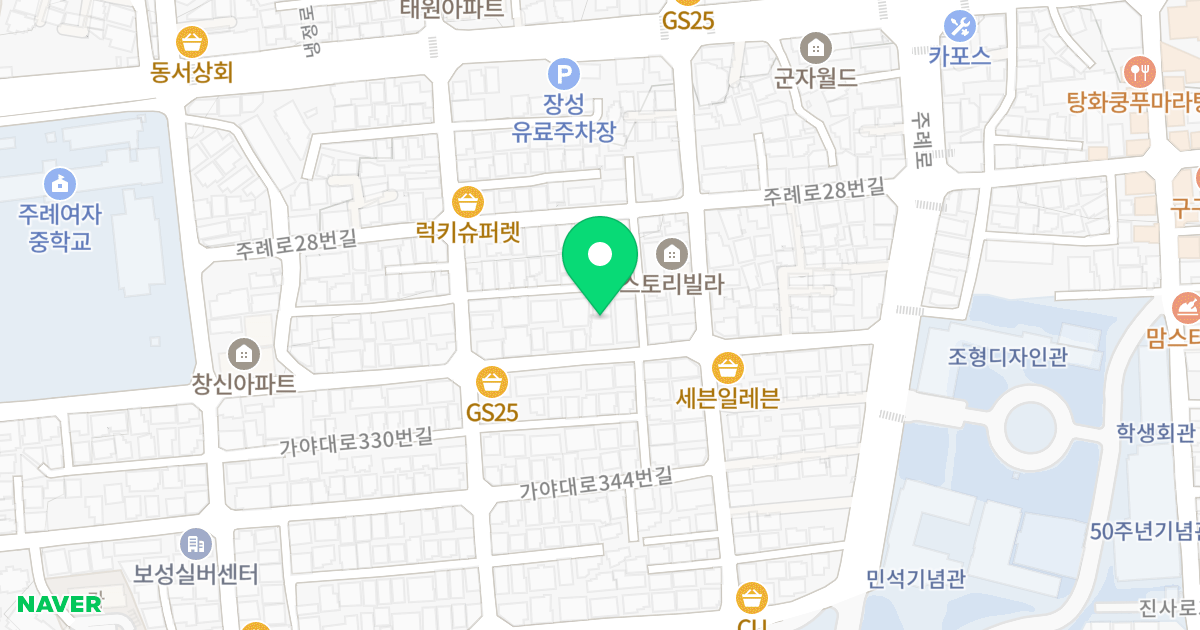 누보빌 위치 지도 - 부산광역시 사상구
