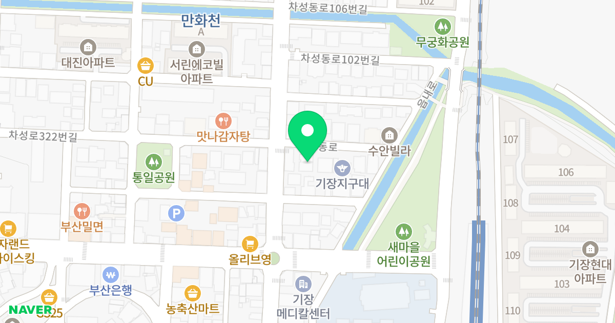 (284-1) 위치 지도 - 부산광역시 기장군 기장읍 차성동로 94-2