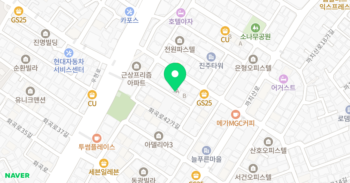 (24-103) 위치 지도 - 서울특별시 강서구 화곡로42가길 5-11