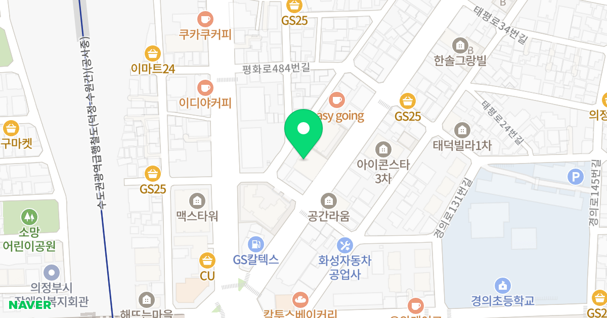 DS더웰가 위치 지도 - 경기도 의정부시 태평로 13