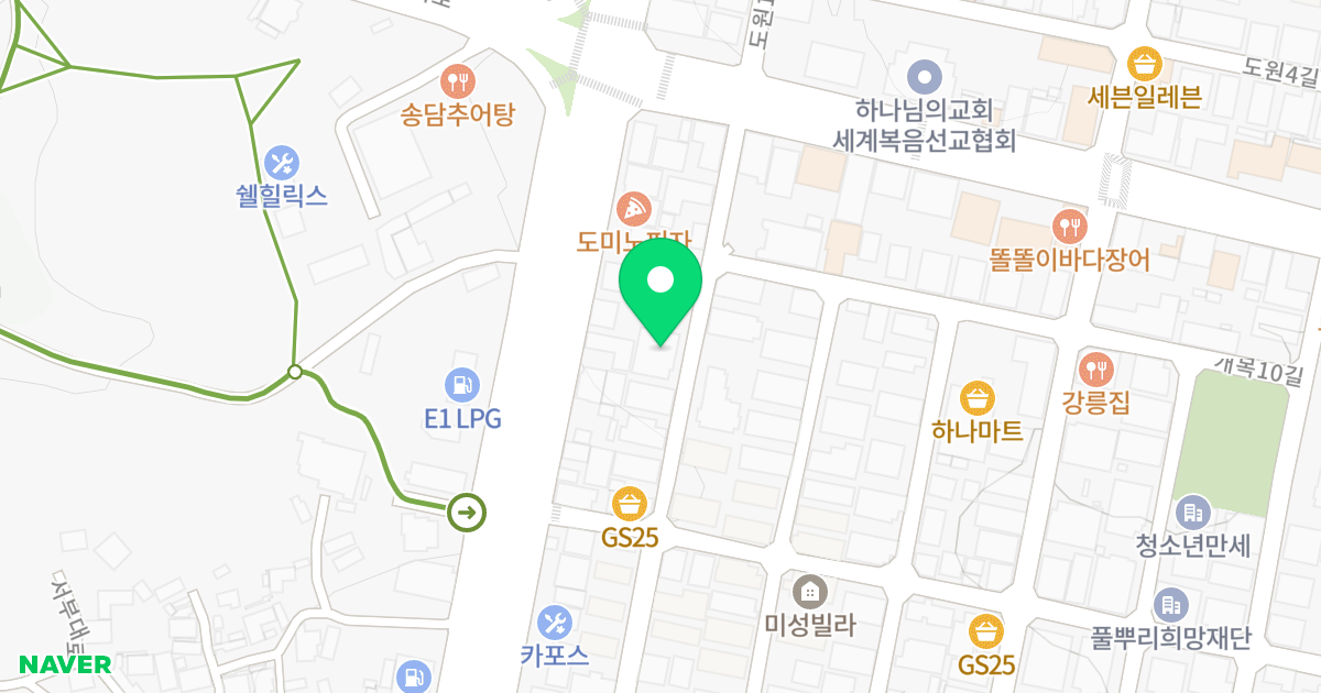 노블카운티 오피스텔 위치 지도 - 충청남도 천안시 서북구 서부대로 570