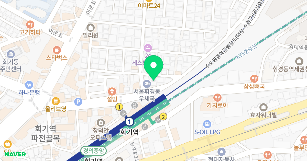 상주빌리지 위치 지도 - 서울특별시 동대문구