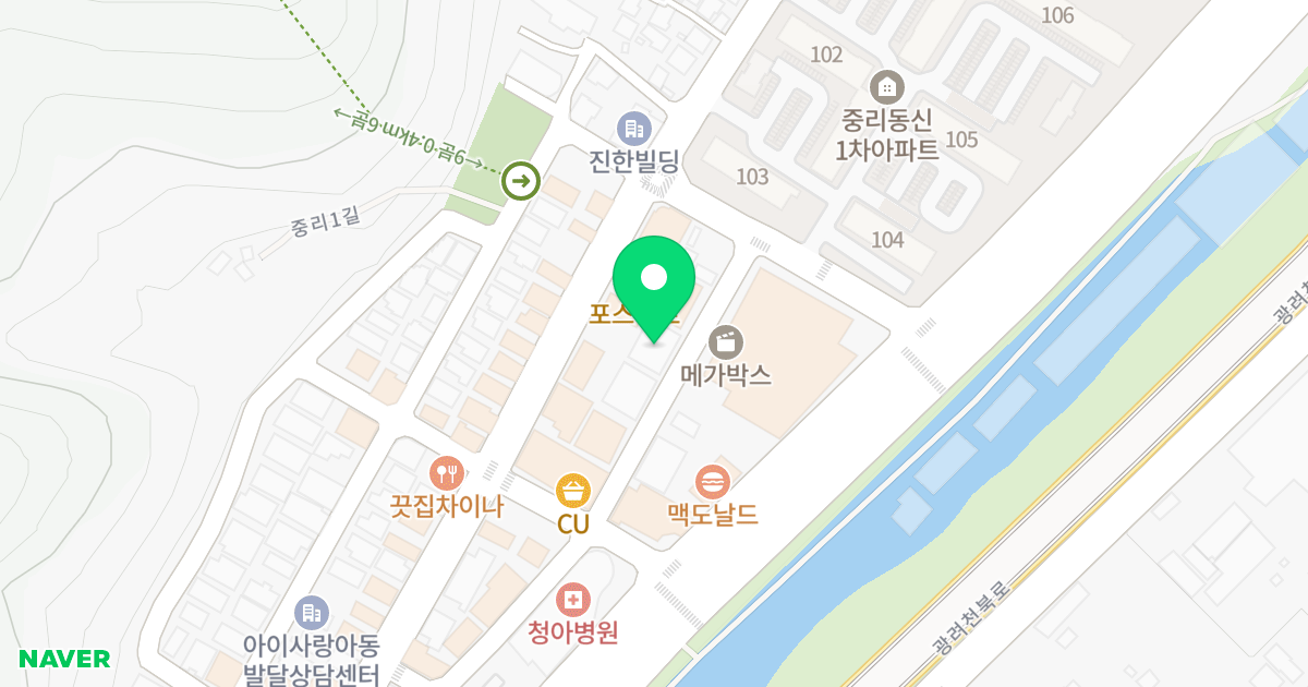 청솔빌 위치 지도 - 경상남도 창원시 마산회원구 내서읍 중리2길 41