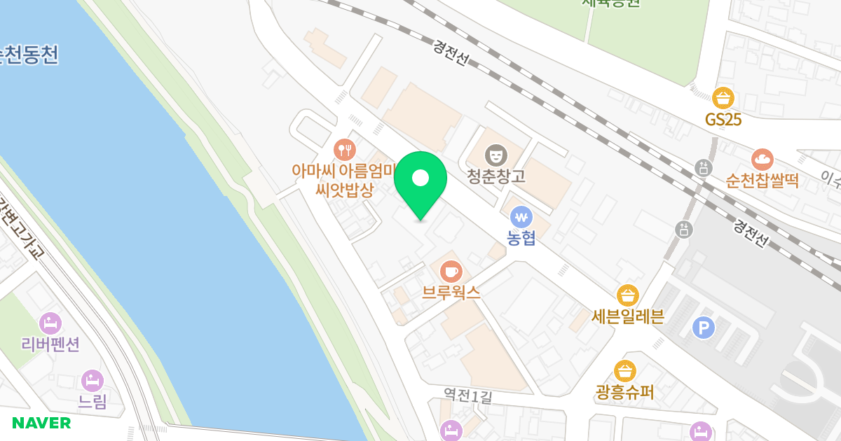 (151-18) 위치 지도 - 전라남도 순천시 역전길 67