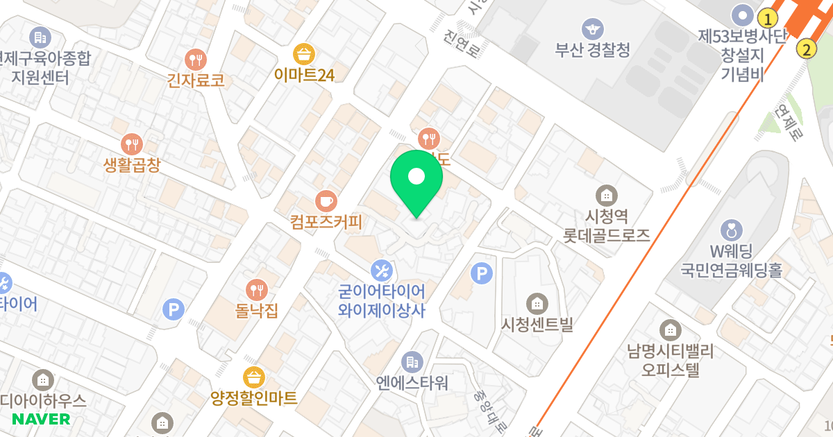 벽송수피아 위치 지도 - 부산광역시 부산진구 동평로405번길 110-9