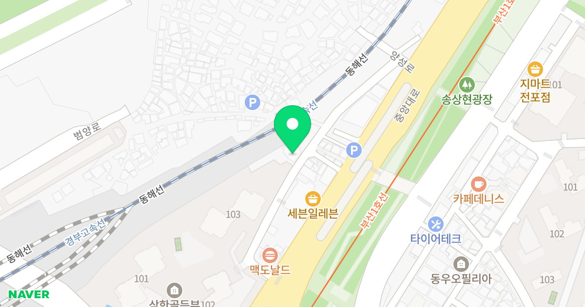 미대하우스텔 위치 지도 - 부산광역시 부산진구 범전로10번길 51