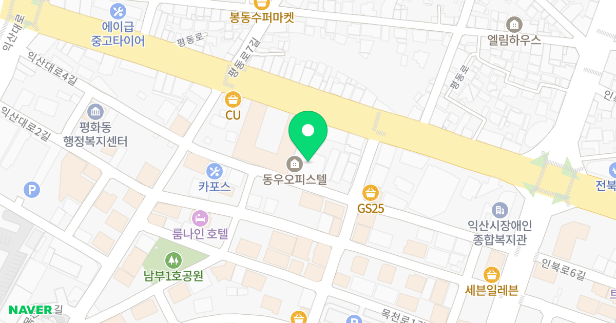 (135-89) 위치 지도 - 전북특별자치도 익산시 익산대로4길 31