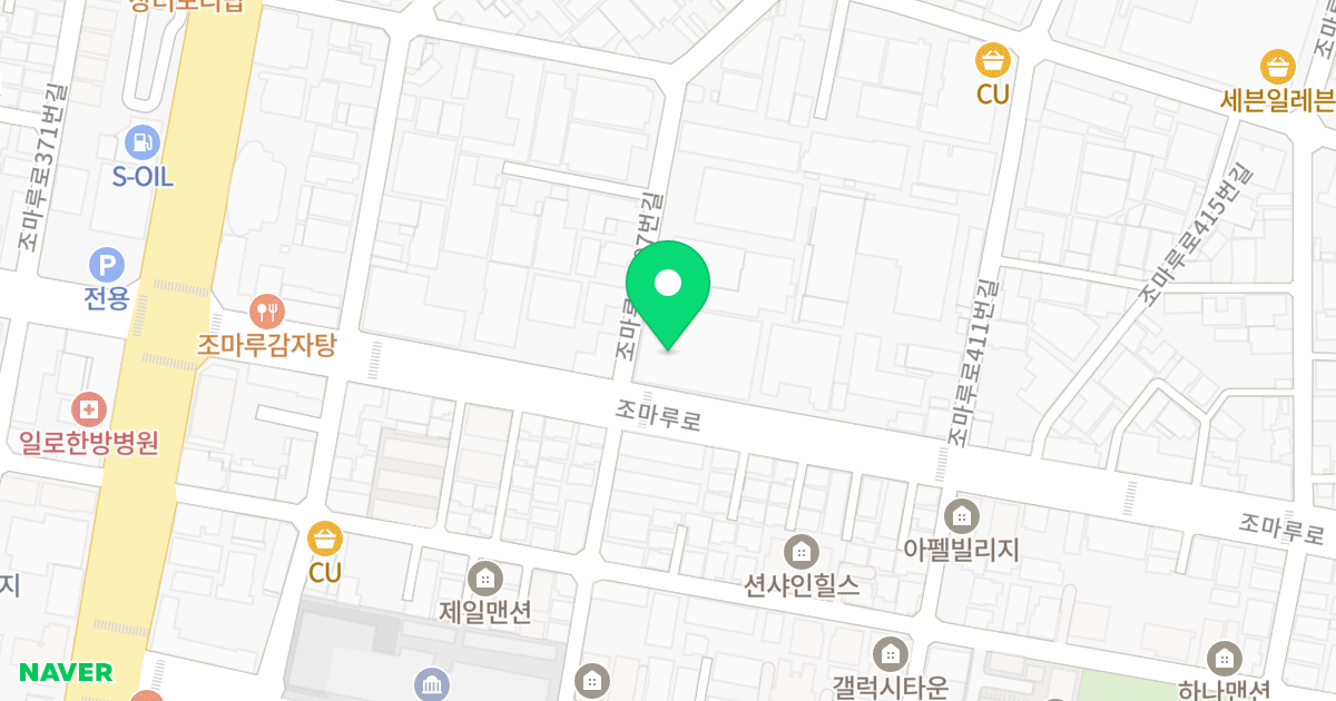 스테이트 로뎀 위치 지도 - 경기도 부천시 원미구 조마루로397번길 8