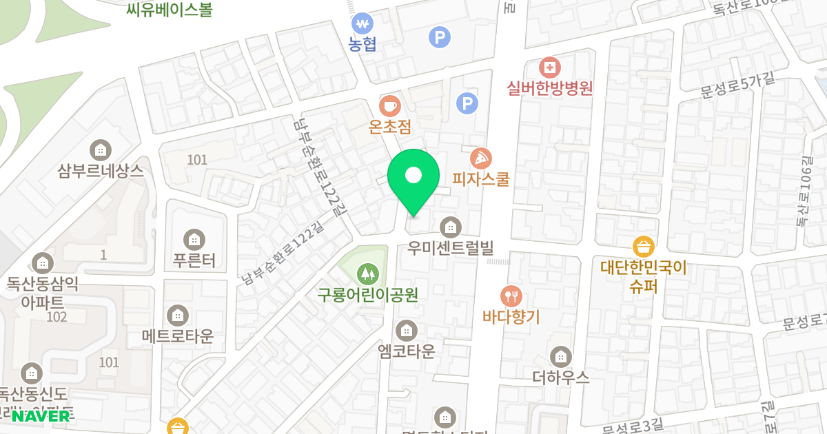 시티팰리스 위치 지도 - 서울특별시 금천구 독산로107길 10