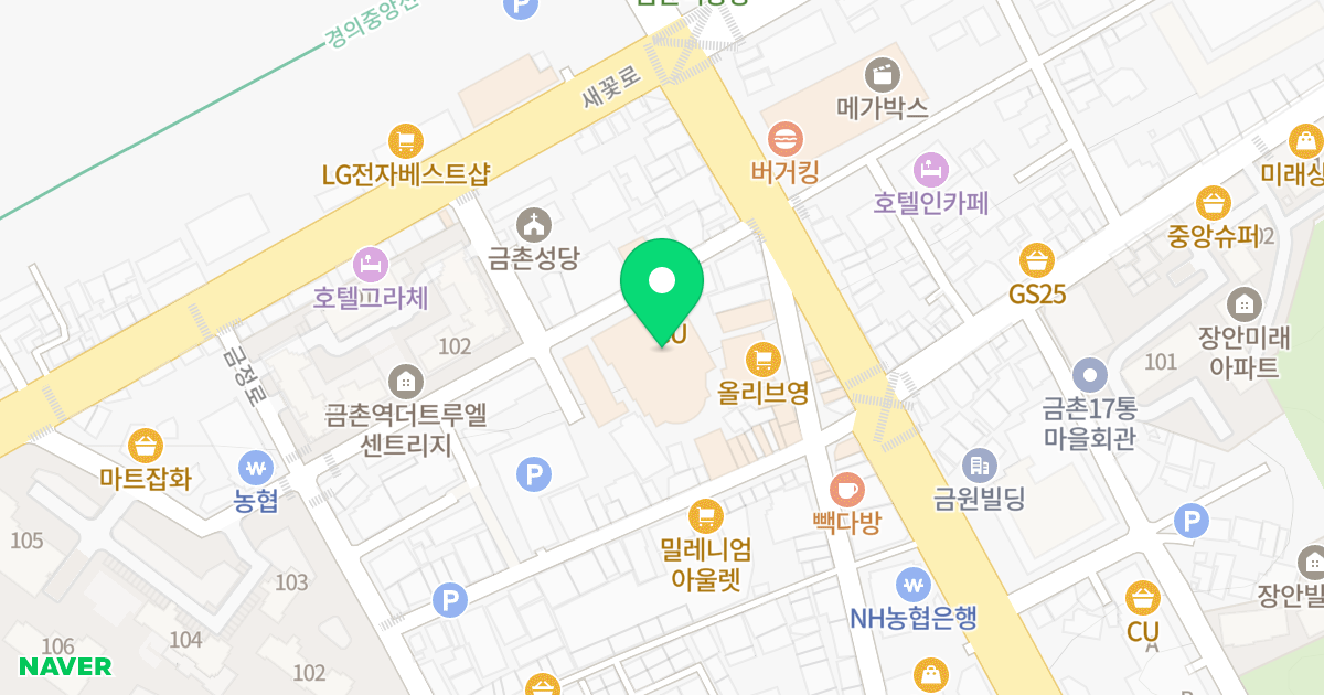 금촌 아르젠 위치 지도 - 경기도 파주시 금정28길 30