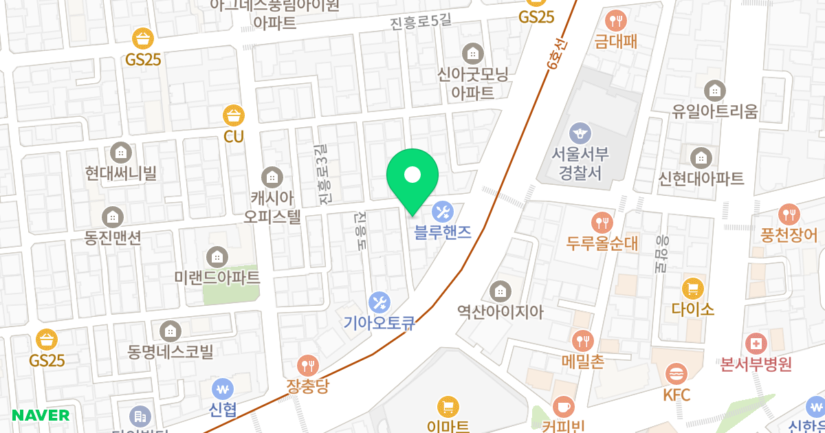 예지프렌시아 위치 지도 - 서울특별시 은평구 진흥로3길 3