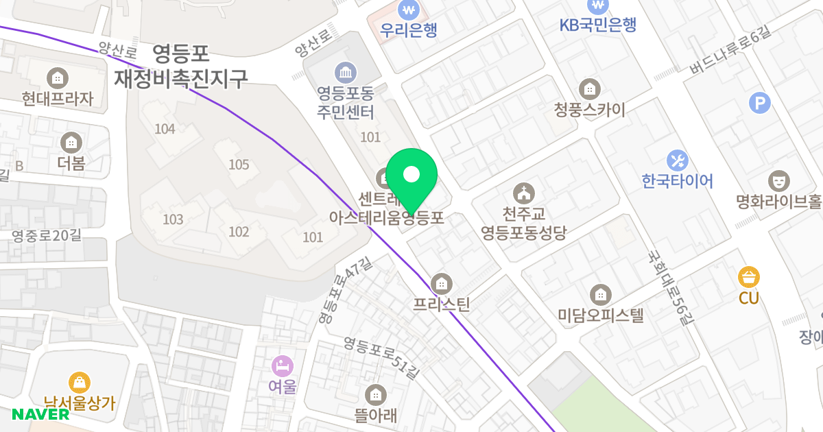 (440) 위치 지도 - 서울특별시 영등포구 영등포로53길 36-1