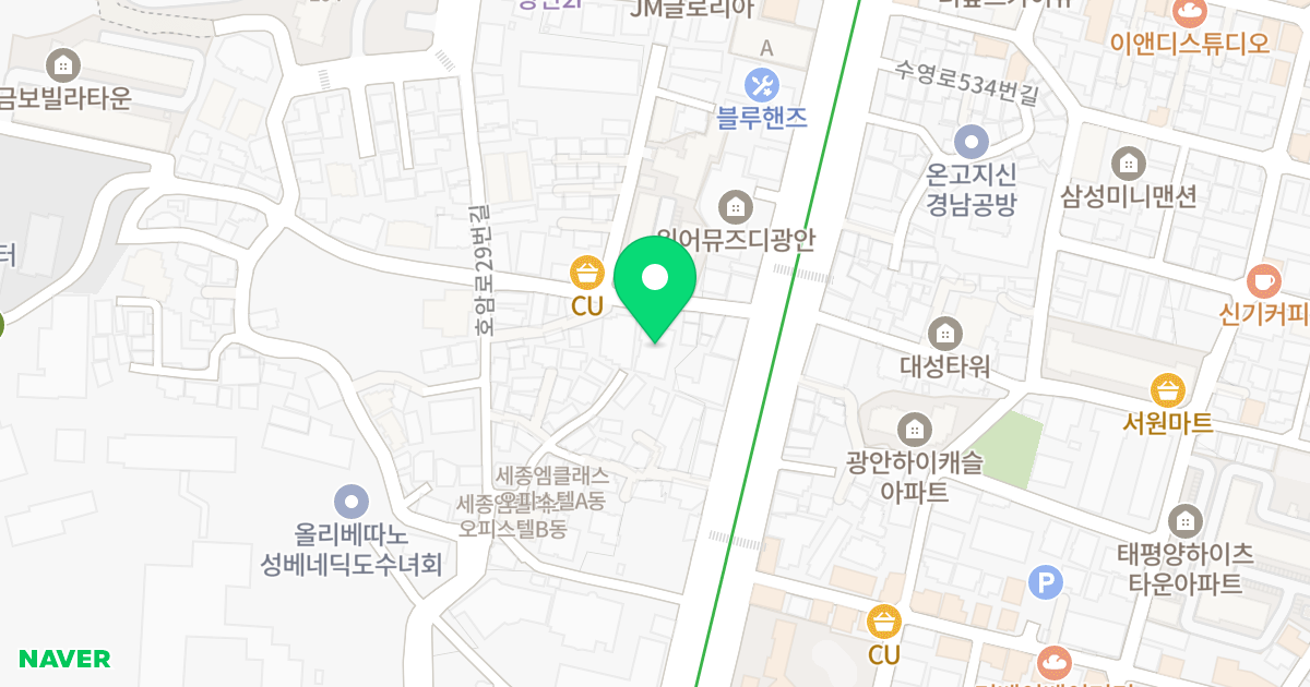 월드뷰9차 위치 지도 - 부산광역시 수영구 수영로521번길 9