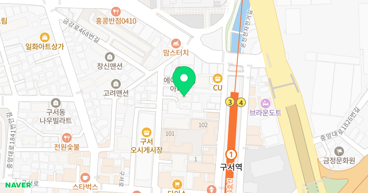 조은아파트 위치 지도 - 부산광역시 금정구 수림로50번길 196-3