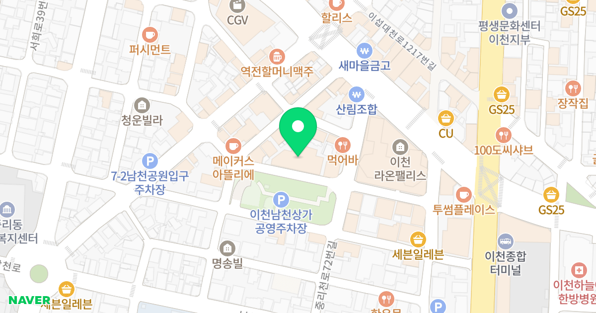   위치 지도 - 경기도 이천시 어재연로18번길 17