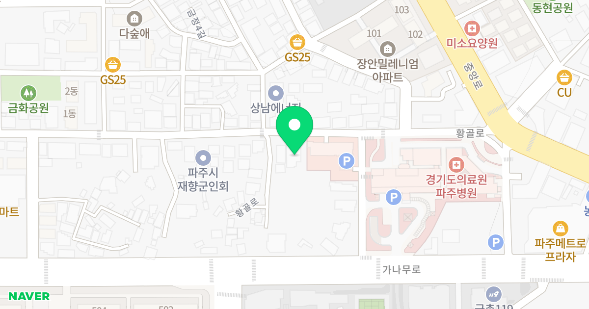 (799-3) 위치 지도 - 경기도 파주시 황골로 88