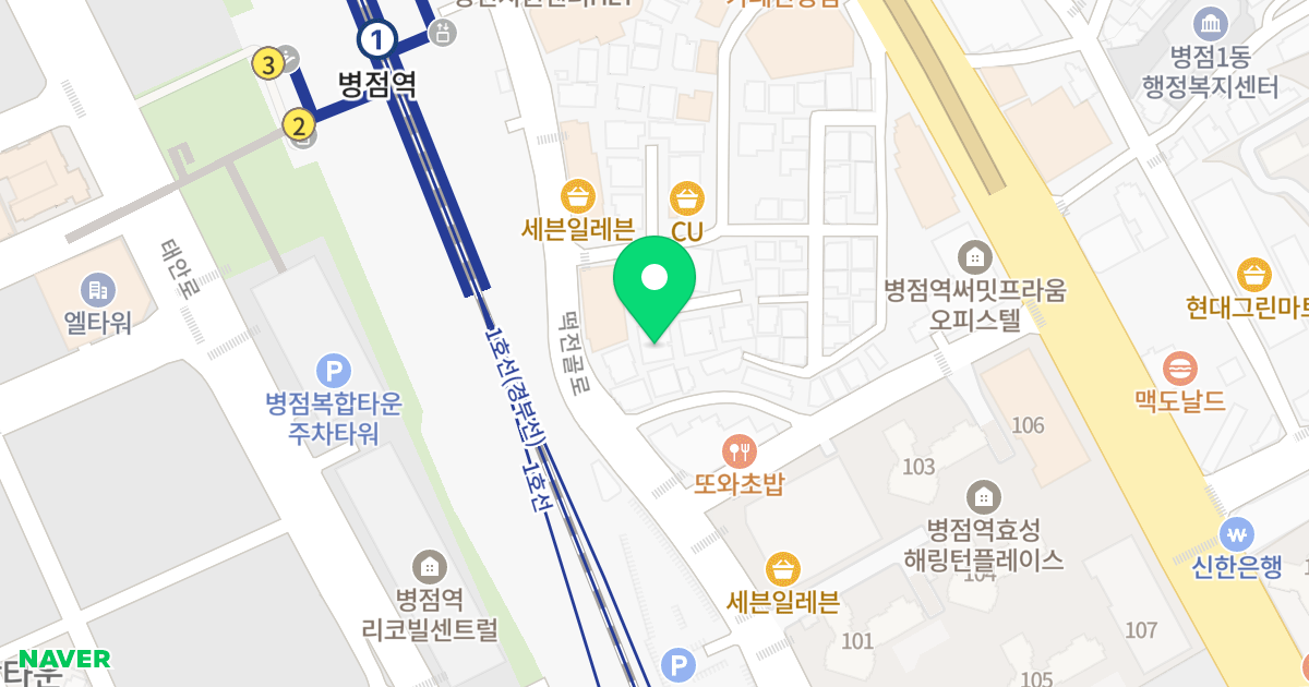 (386-38) 위치 지도 - 경기도 화성시