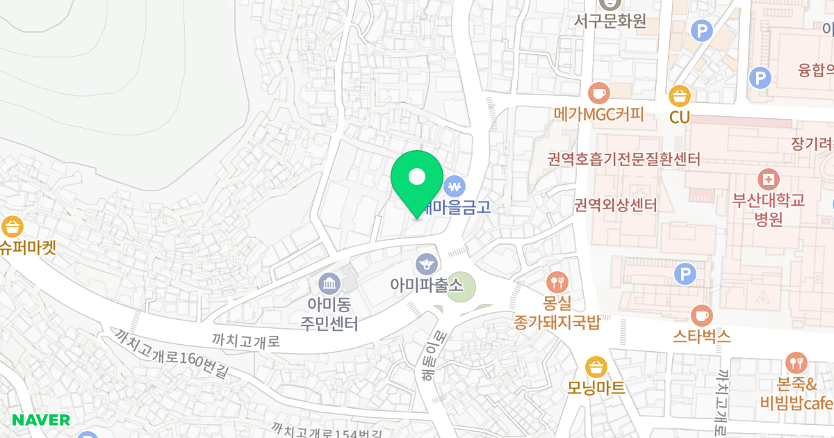 포레스타.피엠 위치 지도 - 부산광역시 서구 해돋이로269번길 4-1