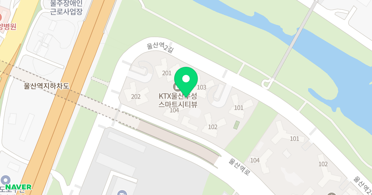 우성스마트시티뷰 위치 지도 - 울산광역시 울주군 삼남읍 울산역로 300