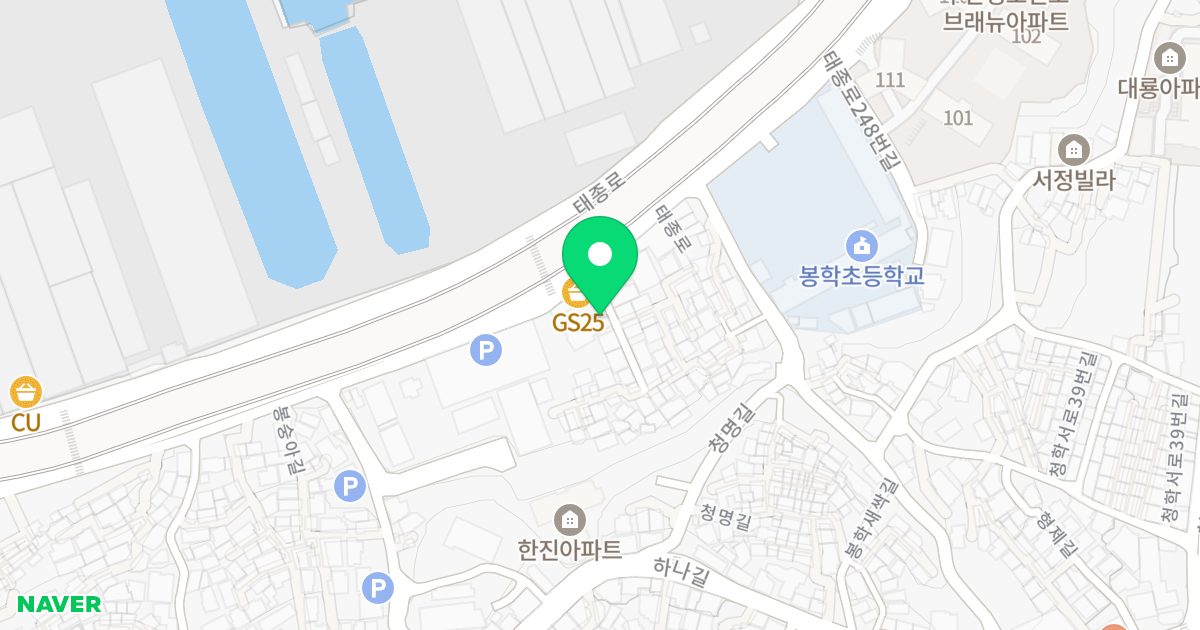이즈플러스빌 위치 지도 - 부산광역시 영도구