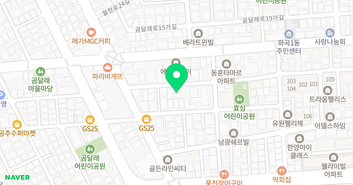 창우이지스1 위치 지도 - 서울특별시 강서구 월정로20길 16