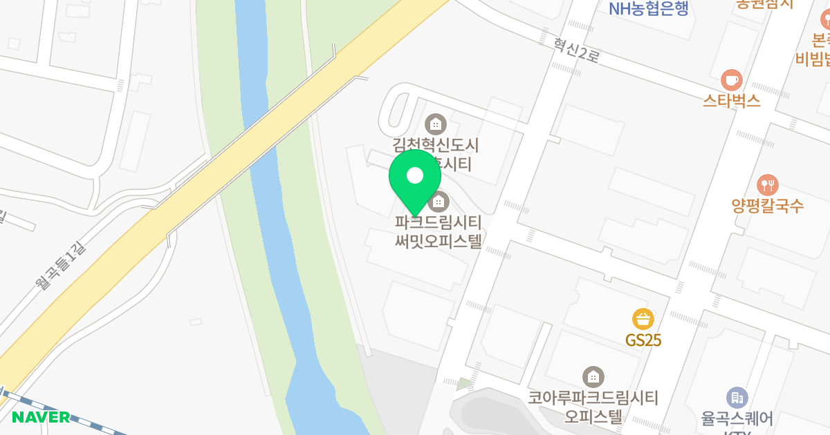 김천 파크드림 시티써밋 위치 지도 - 경상북도 김천시