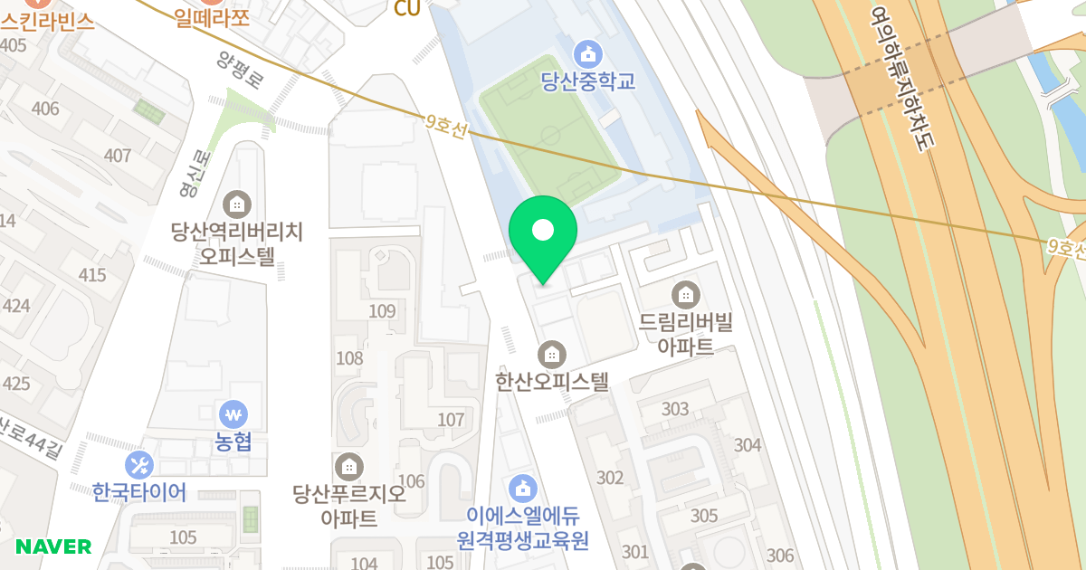 리스빌 위치 지도 - 서울특별시 영등포구 버드나루로 146