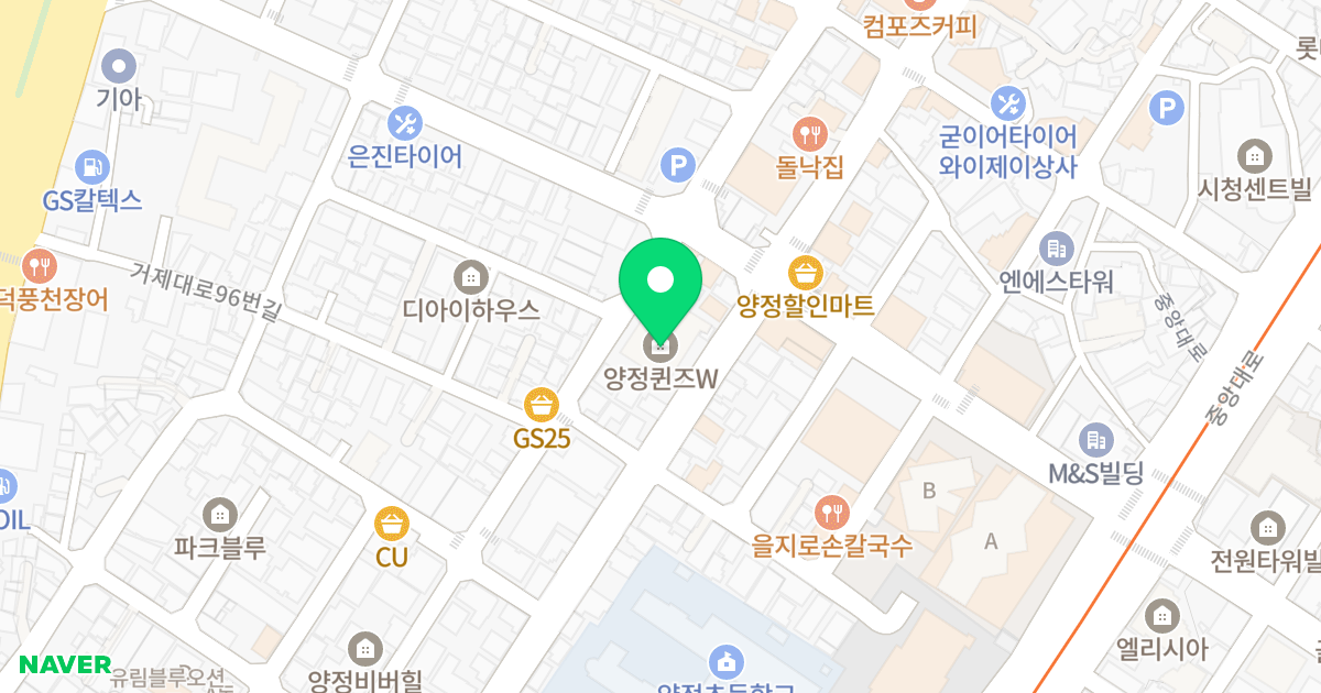 대성문퀸즈더블유 위치 지도 - 부산광역시 부산진구 동평로405번길 69