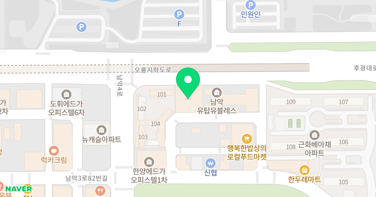 남악도휘에드가7차오피스텔 위치 지도 - 전라남도 무안군 삼향읍 후광대로 324