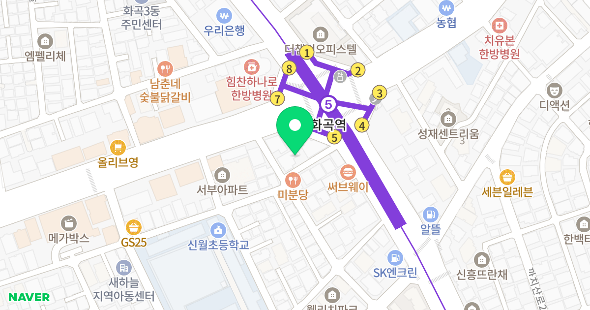 (1075-5) 위치 지도 - 서울특별시 강서구 강서로 161-10