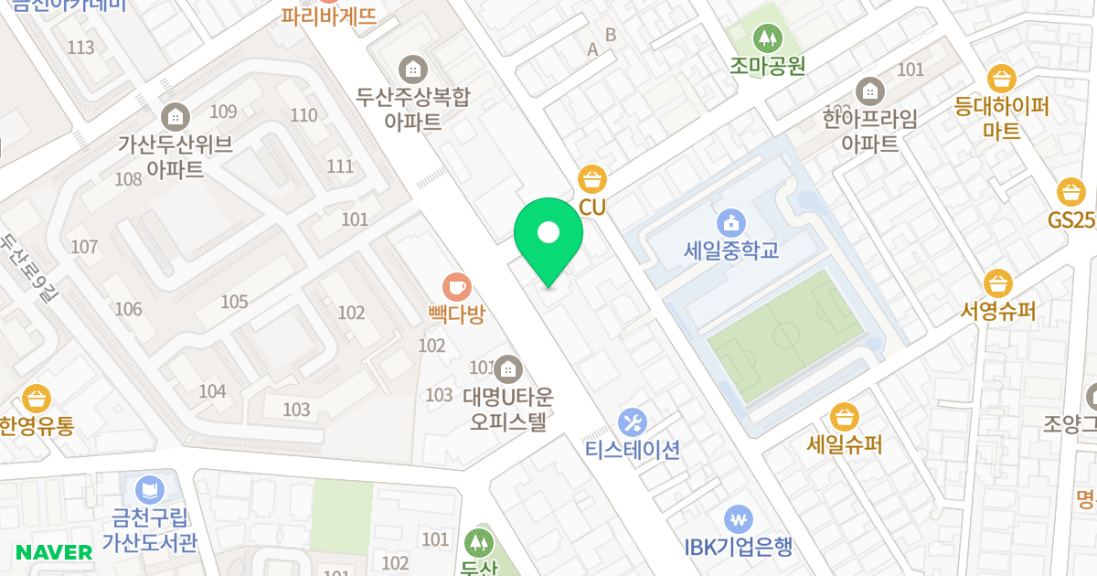 ALPS 위치 지도 - 서울특별시 금천구 가산로 94