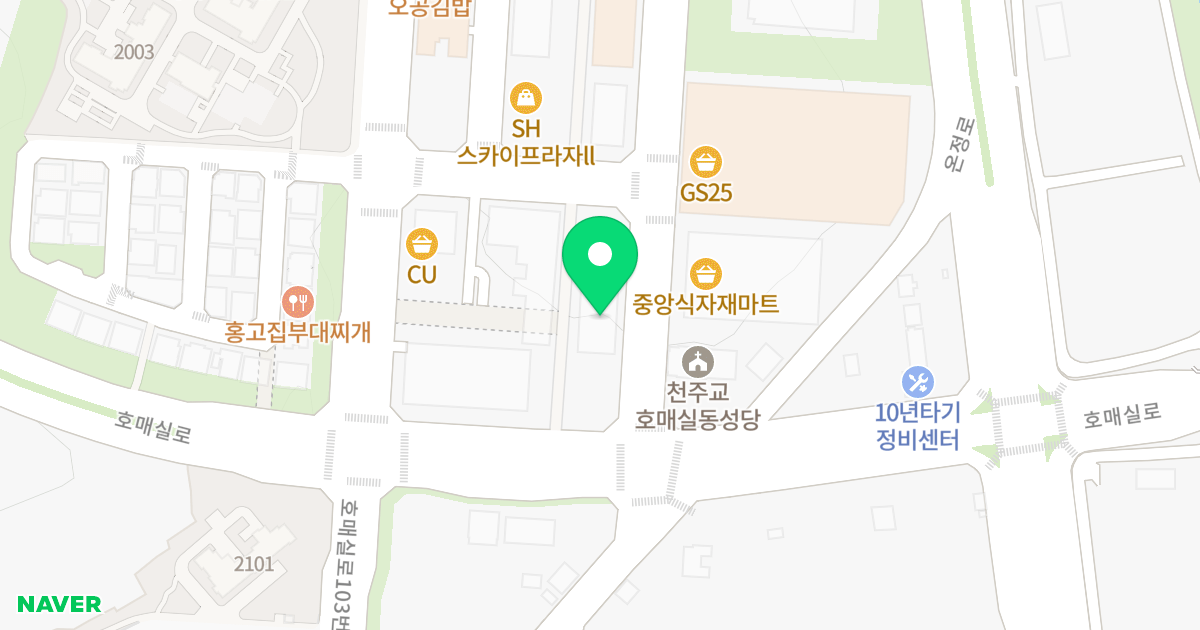 (1406-6) 위치 지도 - 경기도 수원시 권선구 호매실로90번길 11