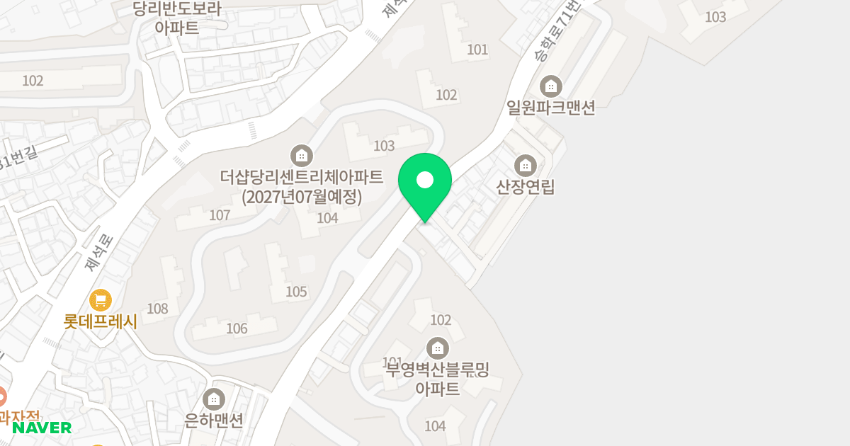 혜신클라우드 위치 지도 - 부산광역시 사하구 승학로71번길 64