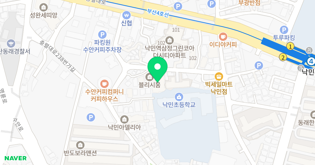 동일센트럴 위치 지도 - 부산광역시 동래구 충렬대로256번가길 12