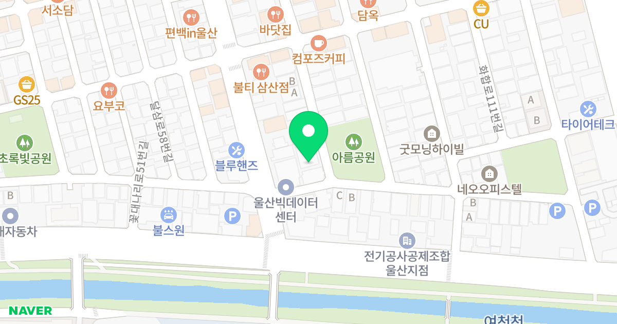 센트럴하임더씨티 2차 위치 지도 - 울산광역시 남구