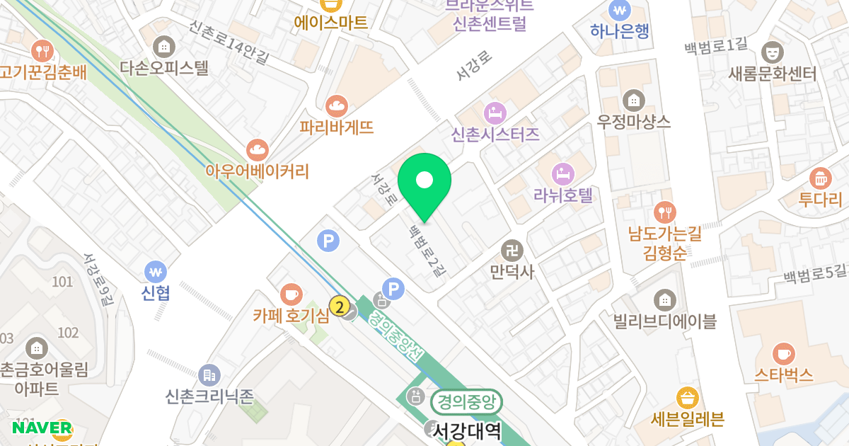 (109-5) 위치 지도 - 서울특별시 마포구 백범로2길 35-4