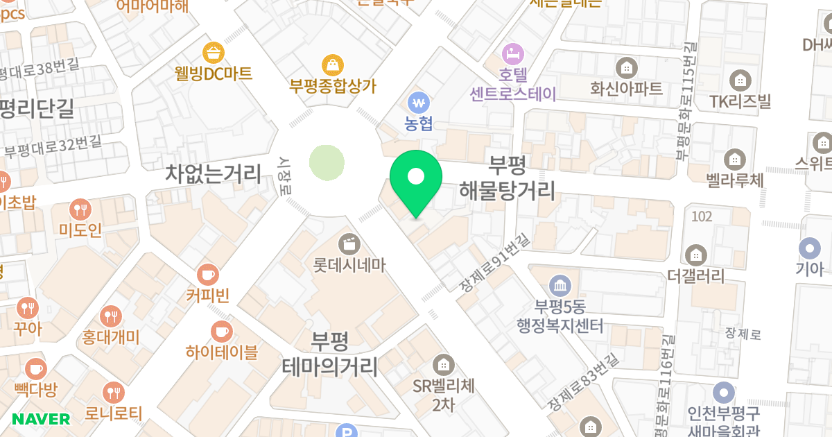 서린레이크3차 위치 지도 - 인천광역시 부평구 대정로 65