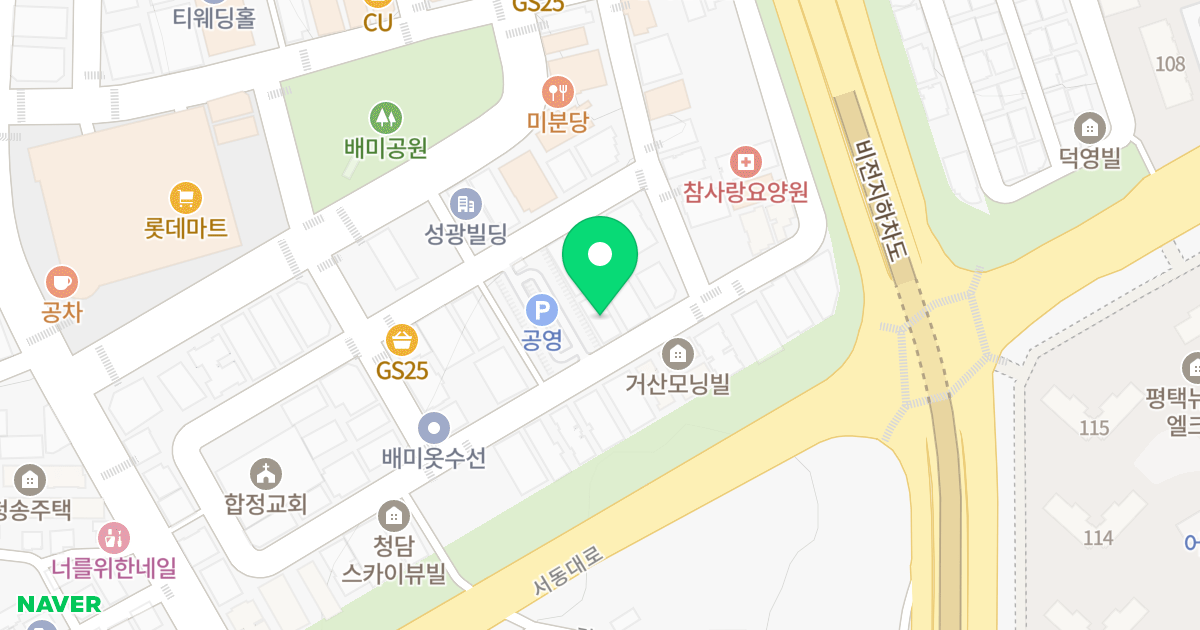 트윈캐슬3 위치 지도 - 경기도 평택시 평택5로34번길 64