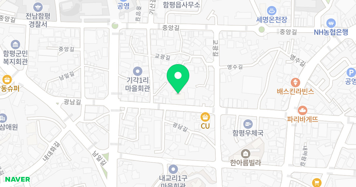 함평 골든하임 위치 지도 - 전라남도 함평군 함평읍 교광길 73-35