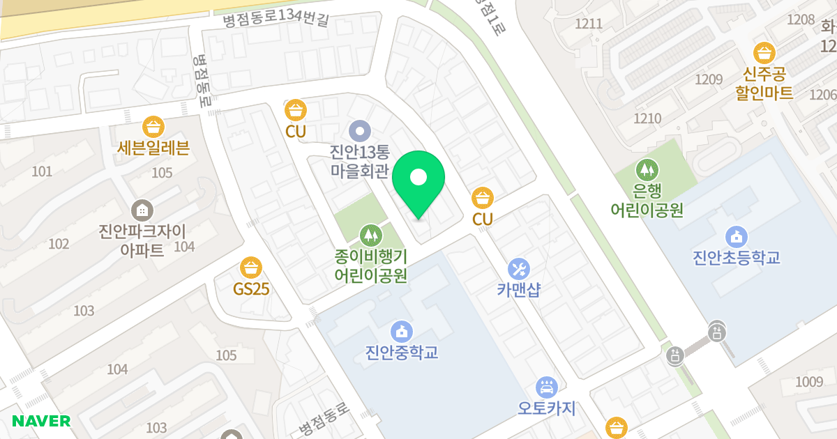 주건축물제1동 위치 지도 - 경기도 화성시 병점동로148번길 9-4