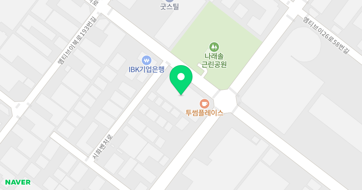 주건축물제1동 위치 지도 - 경기도 시흥시 시화벤처로 222