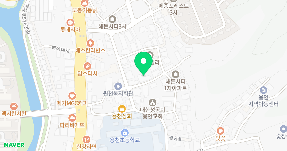 (277-1) 위치 지도 - 경기도 용인시 처인구 이동읍