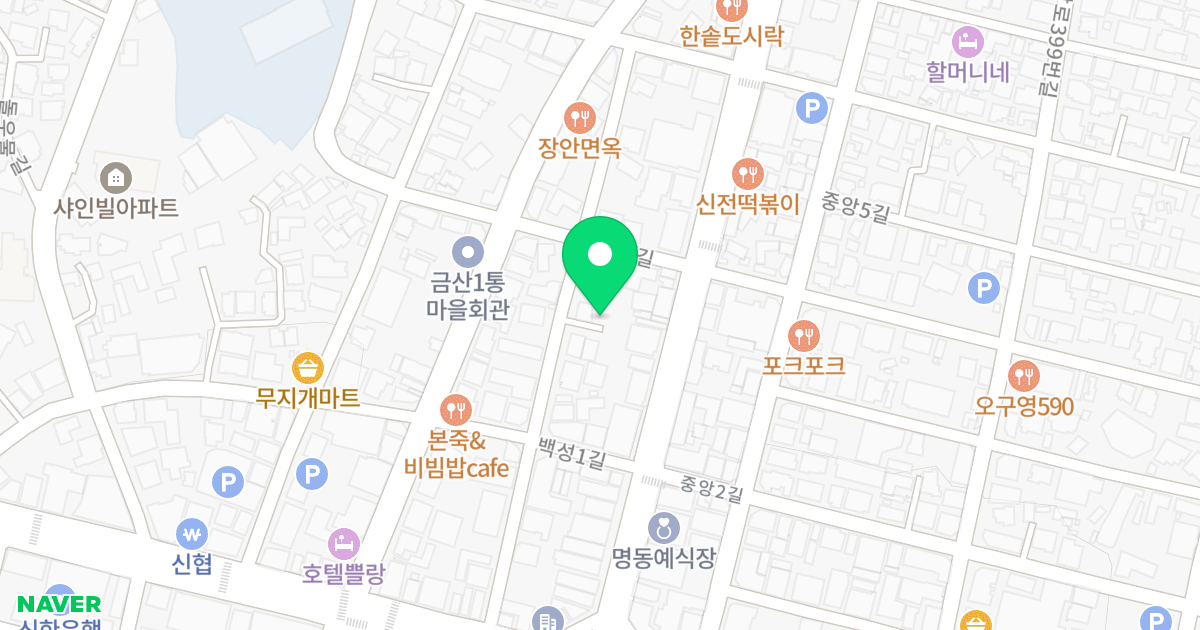 명가 위치 지도 - 경기도 안성시 중앙로379번길 32