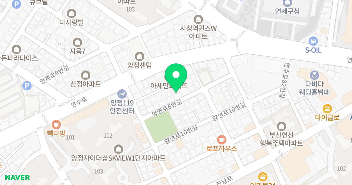 대경빌 위치 지도 - 부산광역시 부산진구 양연로6번길 20