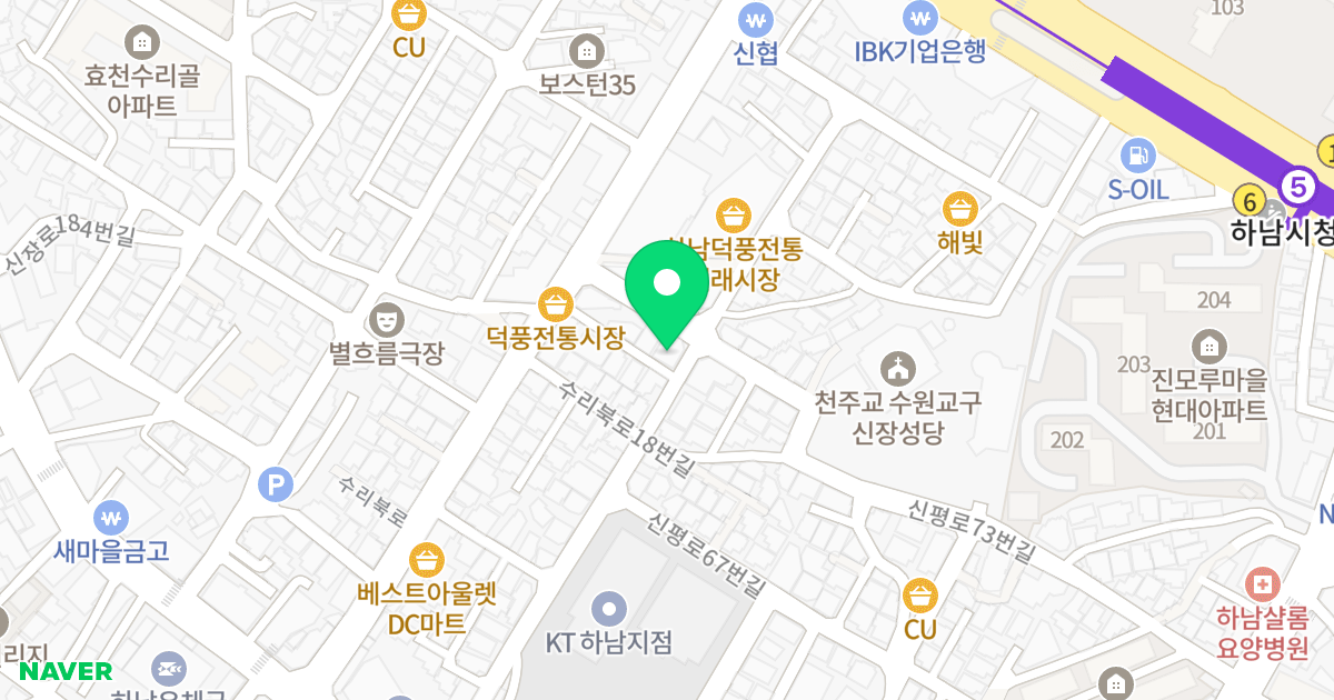 (398-9) 위치 지도 - 경기도 하남시 수리북로22번길 10