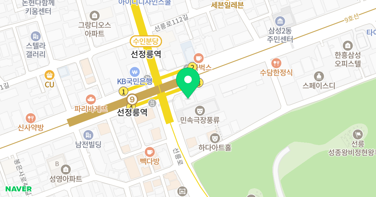 씨티라이프 61 위치 지도 - 서울특별시 강남구 봉은사로 404