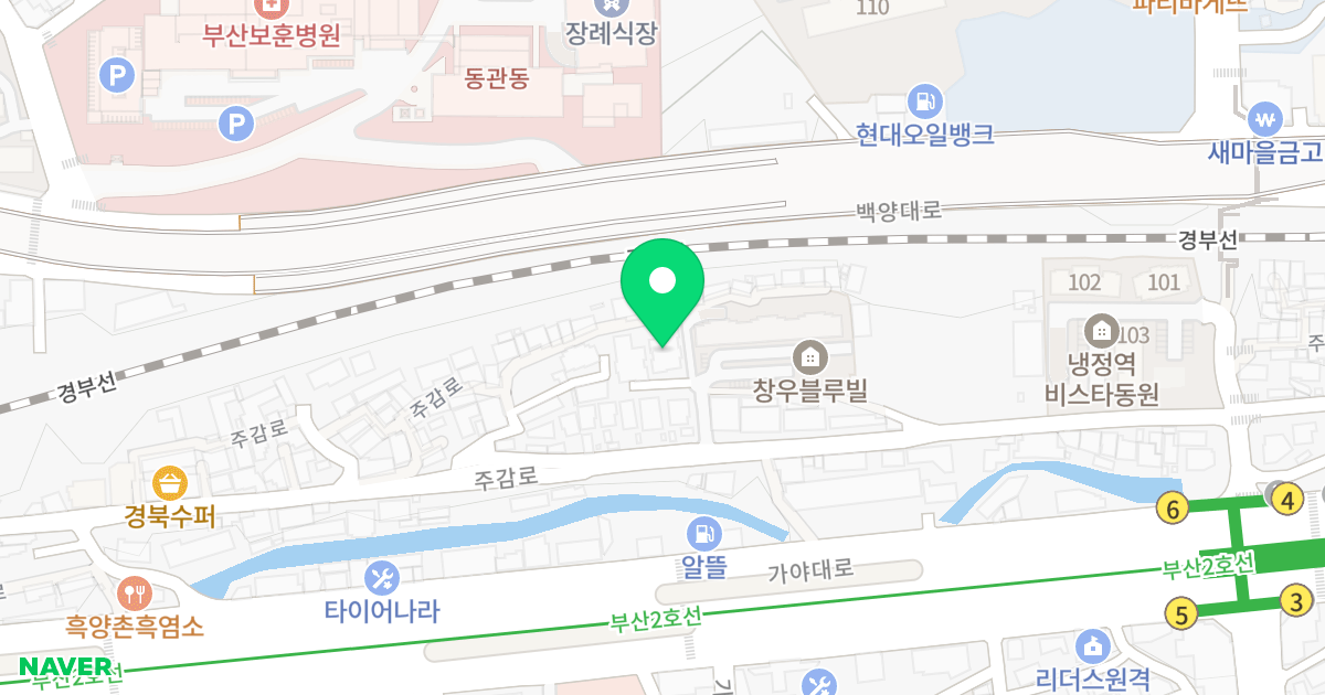 동국에버빌 위치 지도 - 부산광역시 사상구