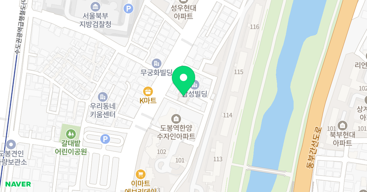 (632-1) 위치 지도 - 서울특별시 도봉구 마들로 728-6